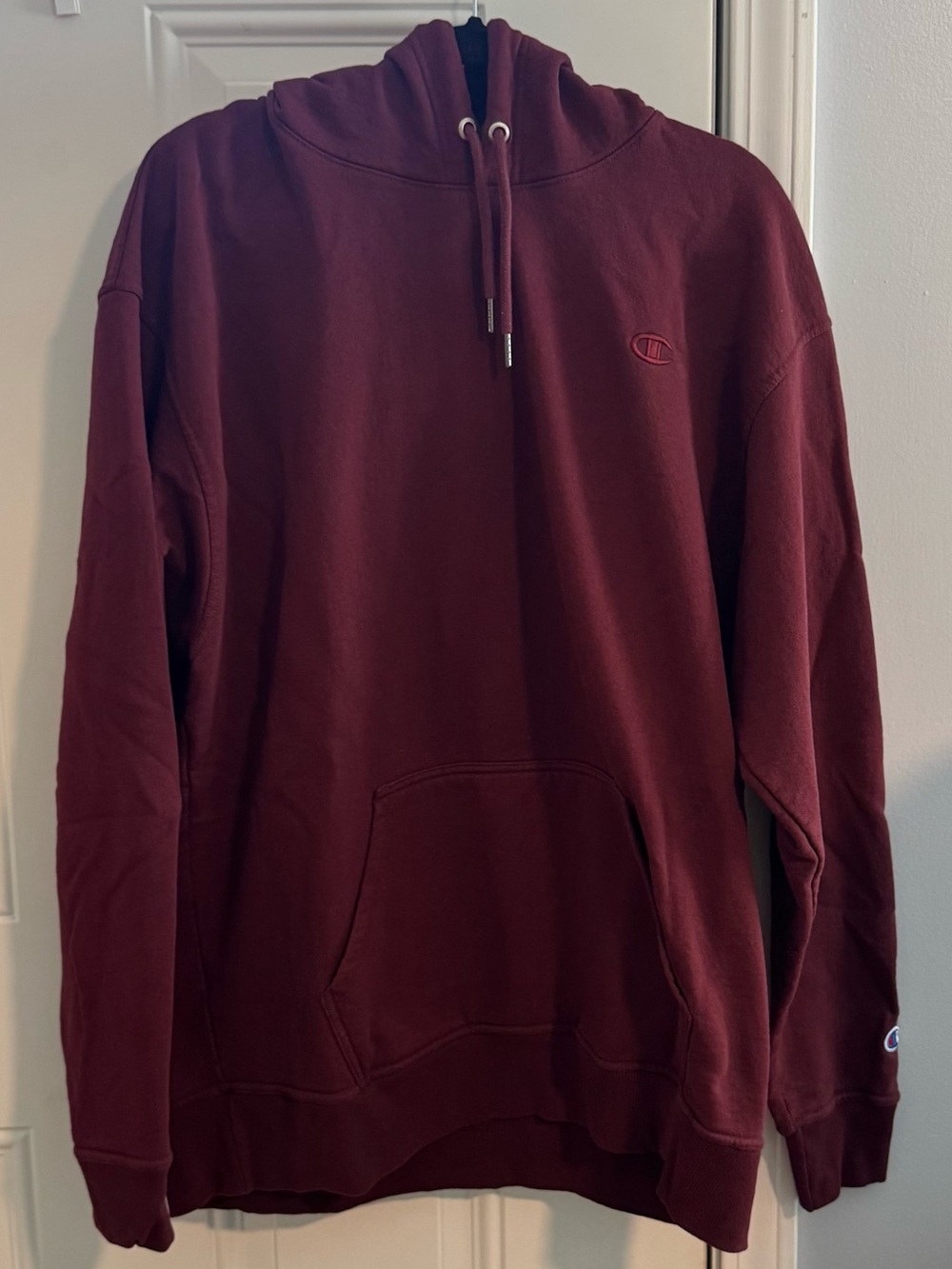 Champion Pullover Hoodie, Burgandy
